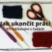 Jak ukončit a zapošít práci háčkovanou v řadách