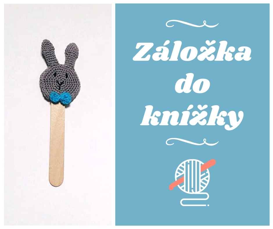 Návod na záložku do knížky – králíček