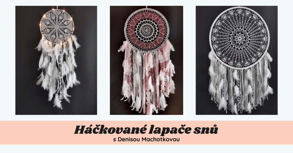 háčkované lapače snů